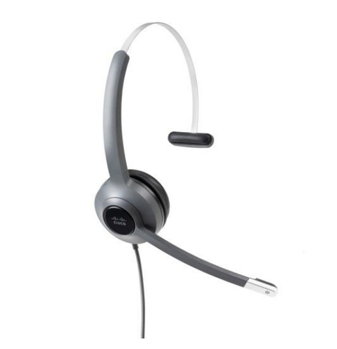 Cisco 521 Zestaw sluchawkowy Przewodowa Opaska na glowe Biuro/centrum telefoniczne USB Type-C Czarny, Szary - CP-HS-W-521-USBC