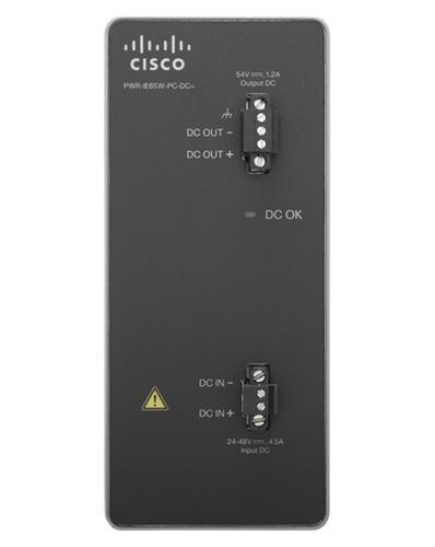 Cisco Zasilacz PoE DC Input Power Module for IE3K 2K - PWR-IE65W-PC-DC=