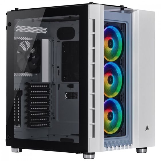 CORSAIR Obudowa Crystal 680X RGB Szkło hartowane Biały ATX - CC-9011169-WW