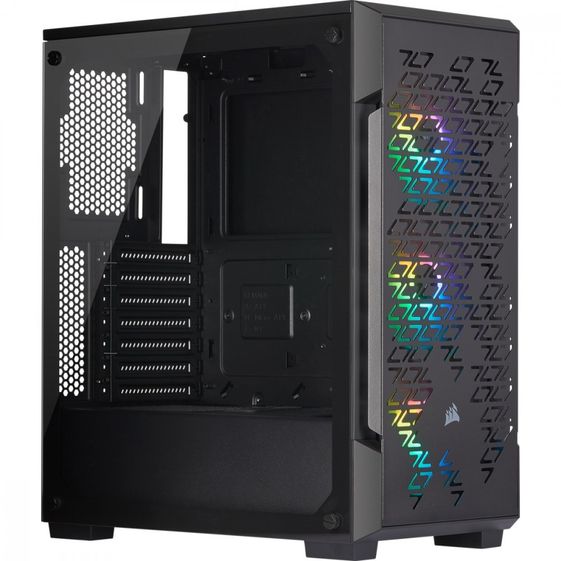 CORSAIR Obudowa iCUE 220T RGB Airflow Tempered Glass Mid-Tower Smart Case Black  - CC-9011173-WW