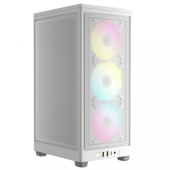 CORSAIR Obudowa 2000D AIRFLOW RGB Mini-ITX Biała - CC-9011247-WW