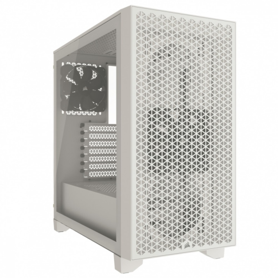 CORSAIR Obudowa 3000D Airflow TG Mid-Tower Biała - CC-9011252-WW
