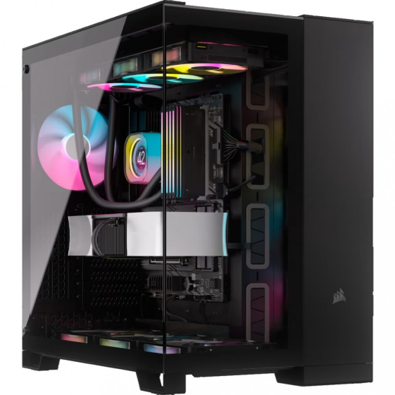 CORSAIR Obudowa 6500X Dual Chamber Mid-Tower Black  - CC-9011257-WW