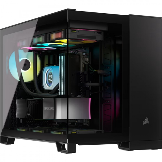 CORSAIR Obudowa 2500X mATX iCUE Mid-Tower Black RGB  - CC-9011267-WW