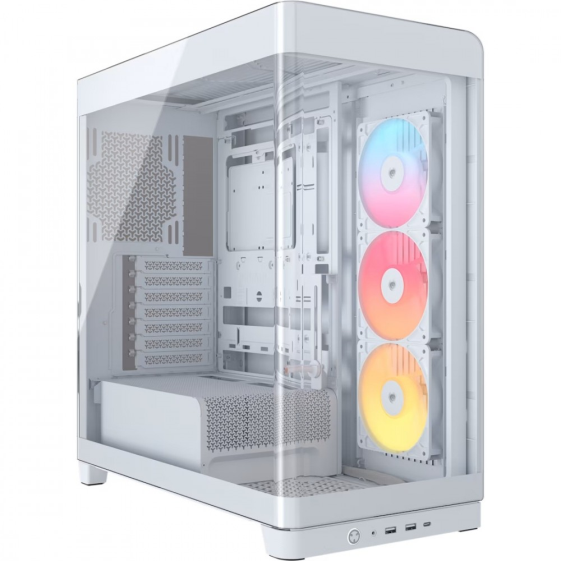 CORSAIR Obudowa FRAME 4500X RS-R ARGB Biała Mid Tower ATX  - CC-9011315-WW