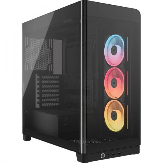 CORSAIR Obudowa FRAME 4500X LX-R RGB Black Mid Tower ATX  - CC-9011316-WW