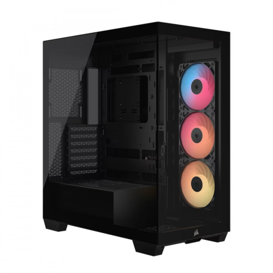 CORSAIR Obudowa 3500X RSR ARGB TG Mid-Tower Czarna - CC-9011322-WW