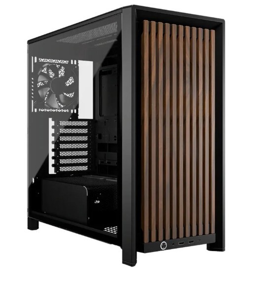 CORSAIR Obudowa FRAME 4000D RS Wood Mid-Tow Black/Walnut - CC-9011340-WW