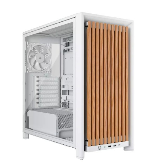 CORSAIR Obudowa FRAME 4000D RS Wood Mid-Tower White/Oak - CC-9011341-WW