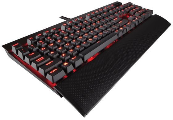 CORSAIR Gaming K70 LUX Cherry MX Brown  Keyboard Backlighting: RED LED - CH-9101022-NA