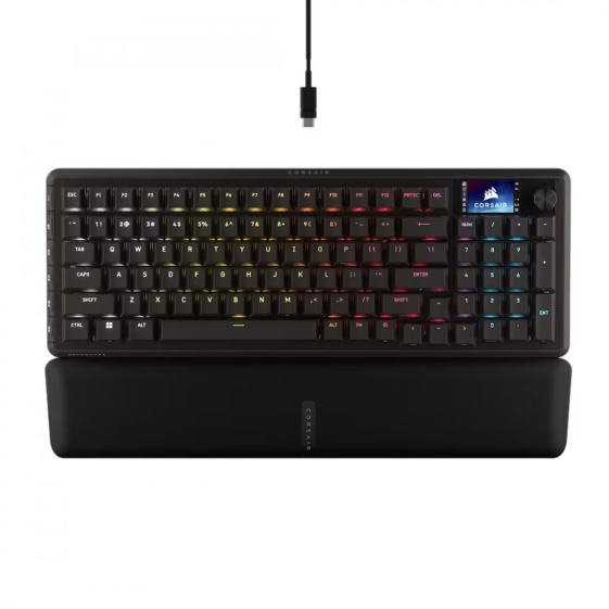 CORSAIR Klawiatura bezprzewodowa gamingowa Vanguard 96 WL MLX Plasma czarna - CH-91F901E-NA