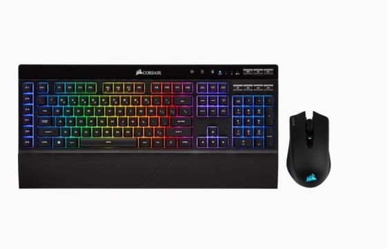 CORSAIR Klawiatura K57 RGB + Myszka Harpoon RGB Wireless Combo  - CH-925C115-NA