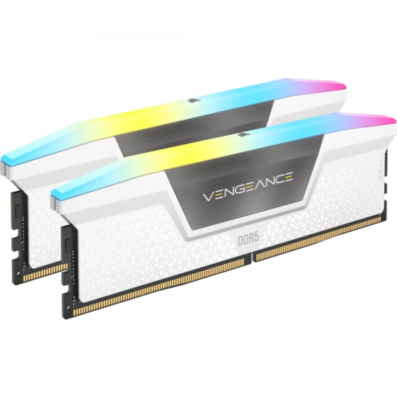 CORSAIR Pamięć DDR5 Vengeance RGB 32GB/5200 (2x16GB) CL40 White  - CMH32GX5M2B5200C40W