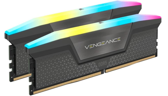 CORSAIR Pamięć DDR5 VENGEANCE RGB 64GB/6000 (2x32GB) CL30 AMD EXPO  - CMH64GX5M2B6000Z30