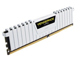 CORSAIR DDR4 Vengeance LPX 16GB/3000(2*8GB) CL15-17-17-35 WHITE - CMK16GX4M2B3000C15W