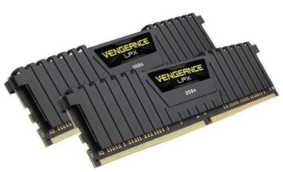 CORSAIR Pamięć DDR4 Vengeance LPX 16GB/3200(2*8GB) BLACK CL16 Ryzen mem kit  - CMK16GX4M2Z3200C16