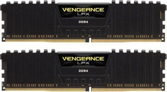 CORSAIR Pamięć DDR4 Vengeance LPX 64GB/3600(2*32GB) BLACK CL18  - CMK64GX4M2D3600C18