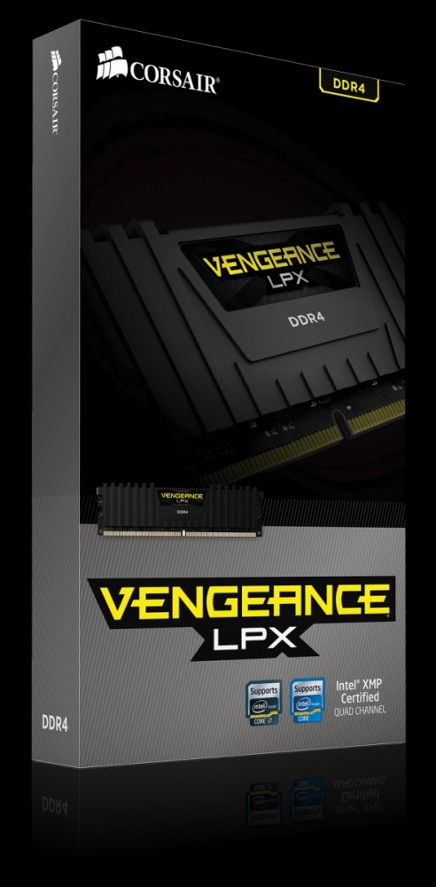 CORSAIR DDR4 Vengeance LPX 8GB/2400 BLACK CL14-16-16-31 1.20V XMP2.0 - CMK8GX4M1A2400C14