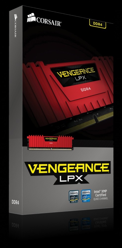 CORSAIR DDR4 Vengeance LPX 8GB/2666 RED CL16-18-18-35 1.20V XMP2.0 - CMK8GX4M1A2666C16R