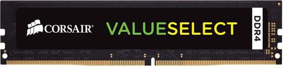 CORSAIR Pamięć DDR4 VALUESELECT 4GB/2400 (1x4GB) CL16 BLACK  - CMV4GX4M1A2400C16