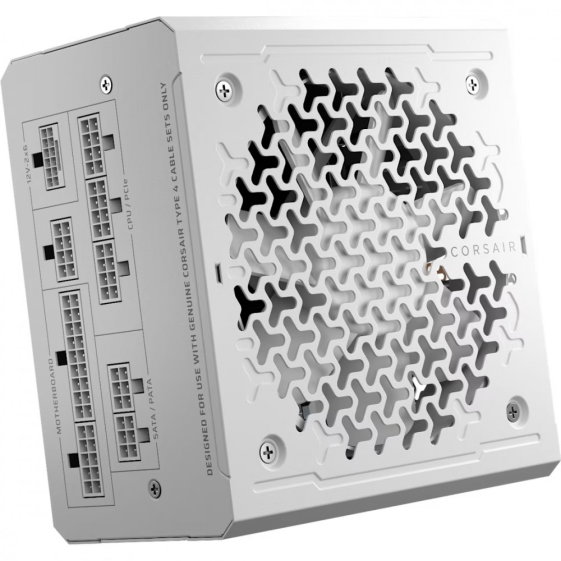 CORSAIR Zasilacz RM1000e WHITE 80+GOLD F.MODULAR ATX3.1  - CP-9020294-EU