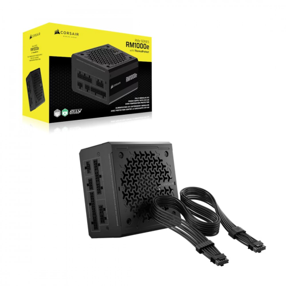 CORSAIR Zasilacz RM1000e 3rd Gen 80+GOLD ATX3.1 Thermal Protect - CP-9020337-EU