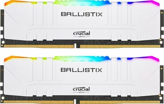CRUCIAL Pamięć DDR4 Ballistix RGB 32/3000 (2*16GB) CL15 Biała  - BL2K16G30C15U4WL