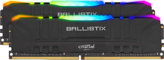 CRUCIAL Pamięć DDR4 Ballistix RGB 64/3600 (2*32GB) CL16 BLACK - BL2K32G36C16U4BL