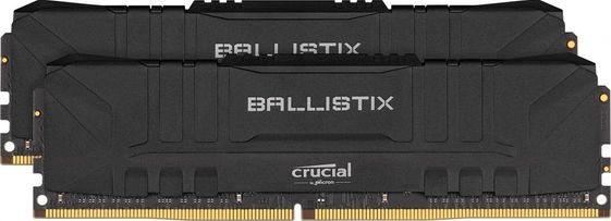 CRUCIAL Pamięć DDR4 Ballistix 16/2666 (2*8GB) CL16 BLACK - BL2K8G26C16U4B