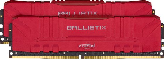 CRUCIAL Pamięć DDR4 Ballistix 16/3000 (2*8GB) CL15 RED - BL2K8G30C15U4R