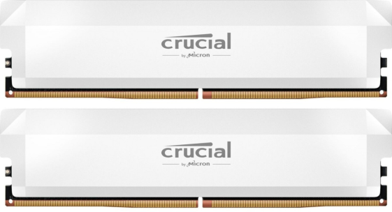 CRUCIAL Pamięć DDR5 Pro OC 64/6000(2*32GB) CL40 biała - CP2K32G60C40U5W