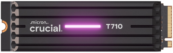 CRUCIAL Dysk SSD T710 1TB M.2 NVMe 2280 PCIe 5.0 14900/13700 radiator - CT1000T710SSD5