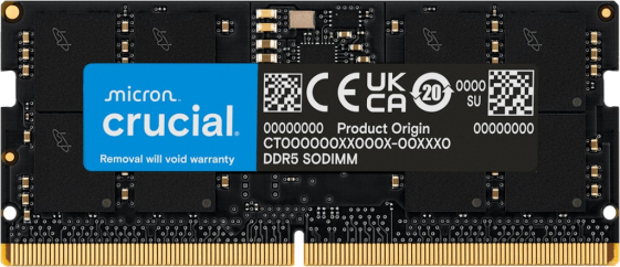 CRUCIAL Pamięć DDR5 SODIMM 16GB/5600 CL46 (16Gbit) Tray - CT16G56C46S5T