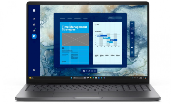 Laptop Dell Pro 16 PC16250 W11P C7 150U/16GB/512GB/FgrPr/FHD IR Cam&Mic/WLAN+BT/16.0 FHD+/BcklKb/3C/YPS3 Magnetite color, textured finish - BTO018_PC16250_EMEA