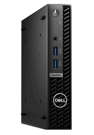 DELL Komputer Optiplex MFF/Core i3-13100T/8GB/256GB SSD/Integrated/WLAN + BT/Kb/Mouse/W11Pro - N003O7010MFFEMEA_VP