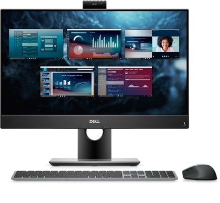 DELL Komputer Optiplex 7490 AIO/Core i5-10505/8GB/256GB SSD/23.8 FHD Touch/Integrated/Adj Stand/Cam & Mic/WLAN + BT/Wireless Kb & Mouse/W10Pro/vPro - N205O7490AIO