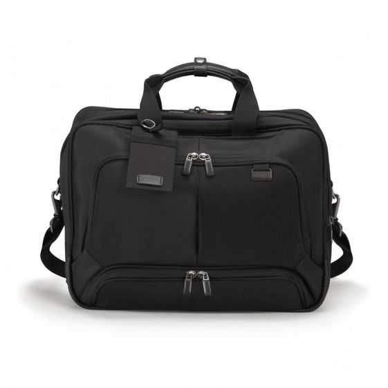 DICOTA Torba do notebooka 14-15.6 cali Eco Top Traveller Twin PRO, czarna - D30844-RPET