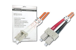 DIGITUS Patch cord światłowodowy FO MM 50/125 OM2 LC-SC dplx 3m  - DK-2532-03