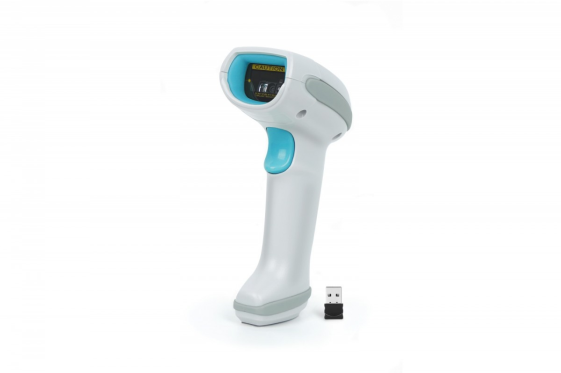 DIGITUS Zaawansowany czytnik kodów kreskowych bezprzewodowy USB-RJ45 2m, 1D/2D 2m/s, IP52, stojak w zestawie - DA-81007