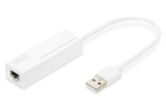 DIGITUS Karta sieciowa przewodowa USB 2.0 do Fast Ethernet 10/100Mbps - DN-10050-1