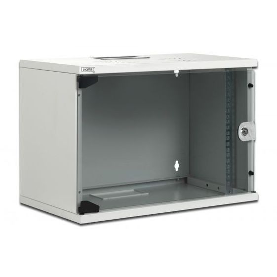 DIGITUS Szafa krosowa SoHo wisząca niedzielona 19" 9U, niezmontowana  - DN-19 09-U-S-1
