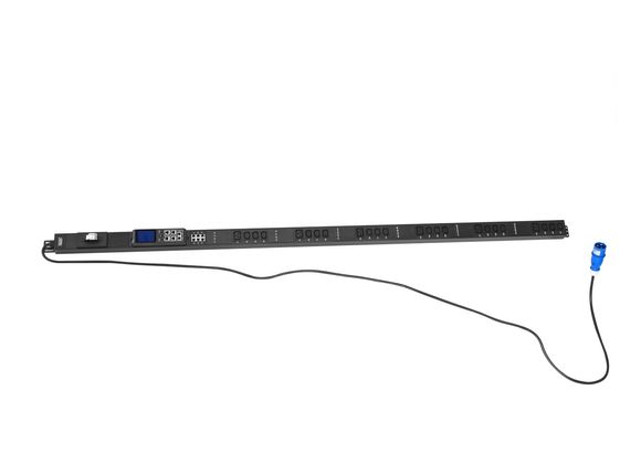 DIGITUS Listwa zarządzalna RACK PDU wtyk IEC60309 16A/250V gniazda 18xC13 10A/250V 6xC19 16A/250V 16A - DN-NP-V-3-18C13-6C19