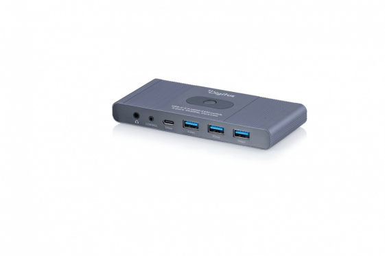 DIGITUS Przełącznik / Switch KVM HDMI 2x1 | UHD 4K@60Hz | 3x USB-A 3.1 Gen1 | 1x USB-C USB 3.1 Gen1 | Audio | Core Line  - DS-12855