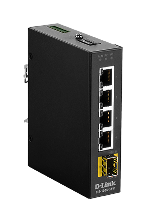 D-LINK Switch przemysłowy DIS-100G-5SW 4xGb 1xSFP  - DIS-100G-5SW