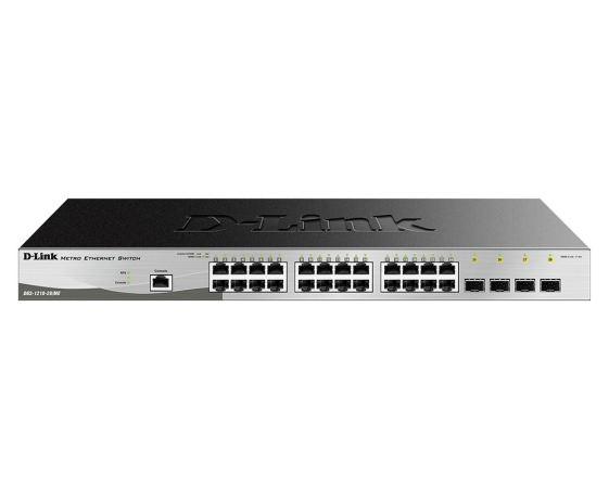 D-LINK Przełącznik Smart DGS-1210-28/ME/E 28-portów Gigabit z 4 portami SFP - DGS-1210-28/ME/E