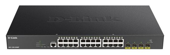 D-LINK Przełącznik DGS-1250-28XMP 24GE PoE+ 4SFP+  - DGS-1250-28XMP/E