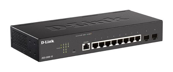 D-LINK Przełącznik DGS-2000-10 8xGE 2xSFP  - DGS-2000-10