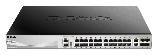 D-LINK Przełącznik DGS-3130-30PS 24GE PoE 4SFP+ 2x10 - DGS-3130-30PS/E