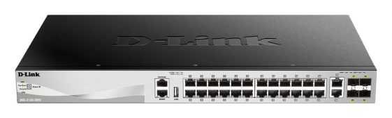 D-LINK Przełącznik zarządzalny DGS-3130-30TS Switch 24GE 2x10G 4xSFP+  - DGS-3130-30TS/E
