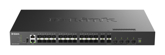 D-LINK Przełącznik zarządzalny DXS-3410-32XY/E 10G warstwa 3 stakowalny 24*10GBASE-T + 4*10G SFP+ + 4*25G SFP28 Multi-Gigabit  - DXS-3410-32XY/E